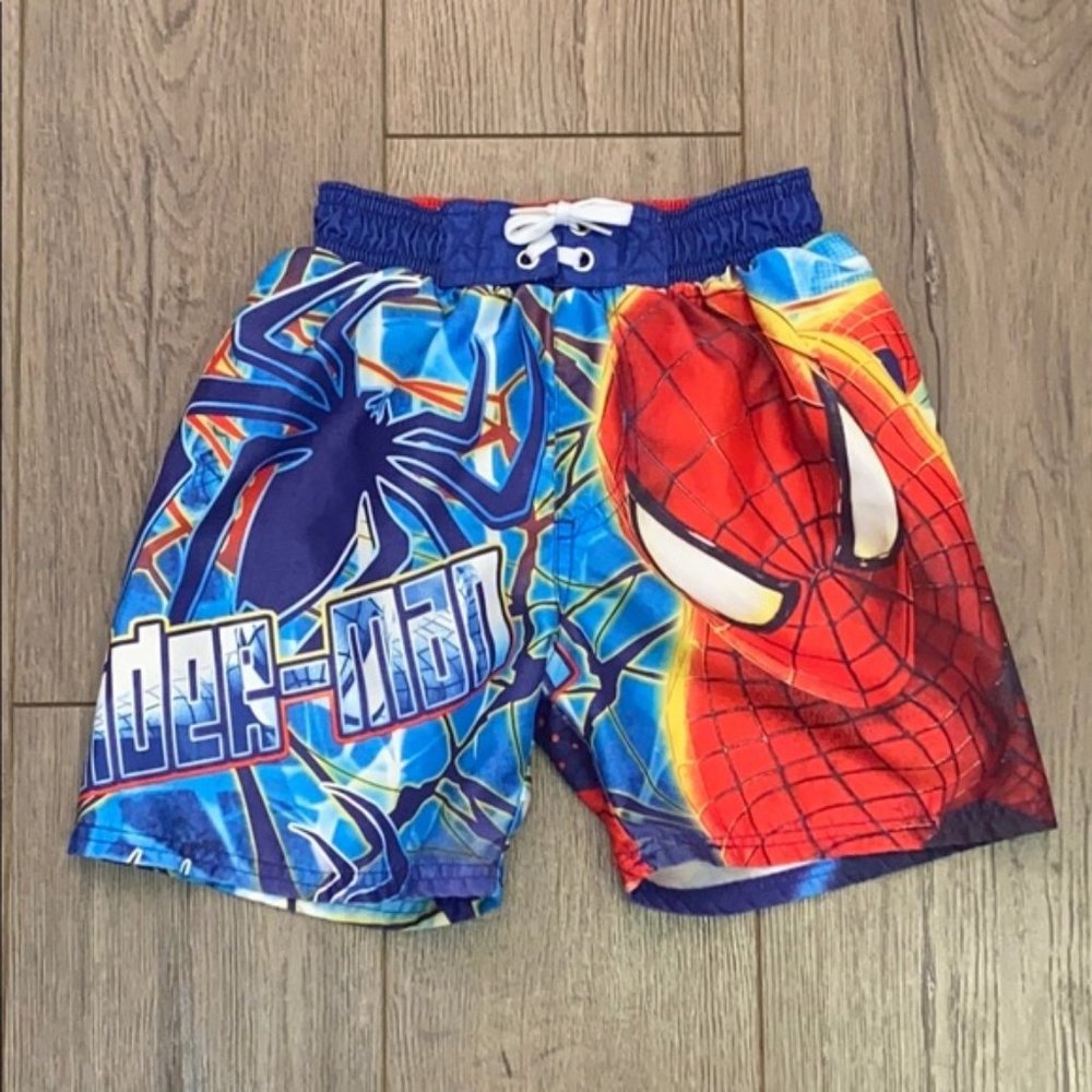 Marvel Youth Boys Spiderman 2 Swim Trunks